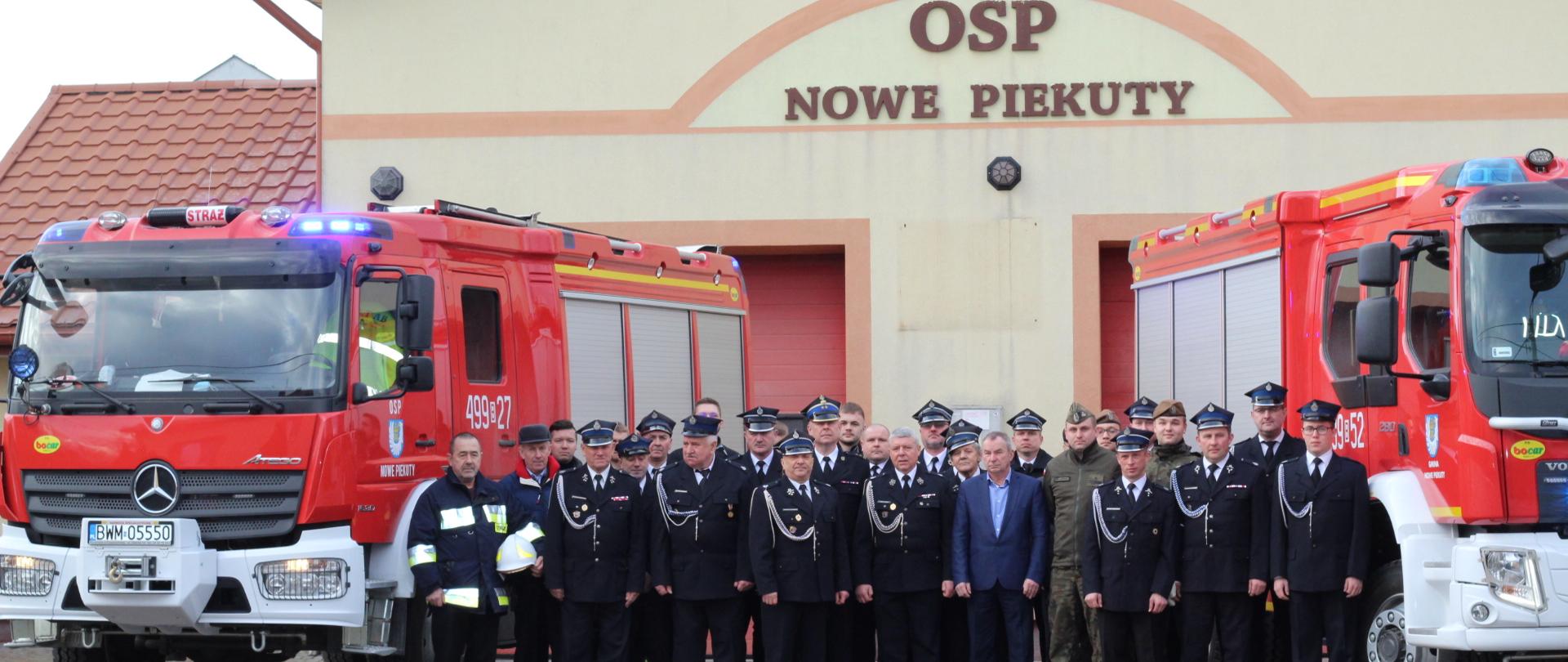 Zebranie sprawozdawcze OSP KSRG w Nowych Piekutach