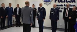 Pożegnanie ze służbą Komendanta Powiatowego Policji w Kazimierzy Wielkiej