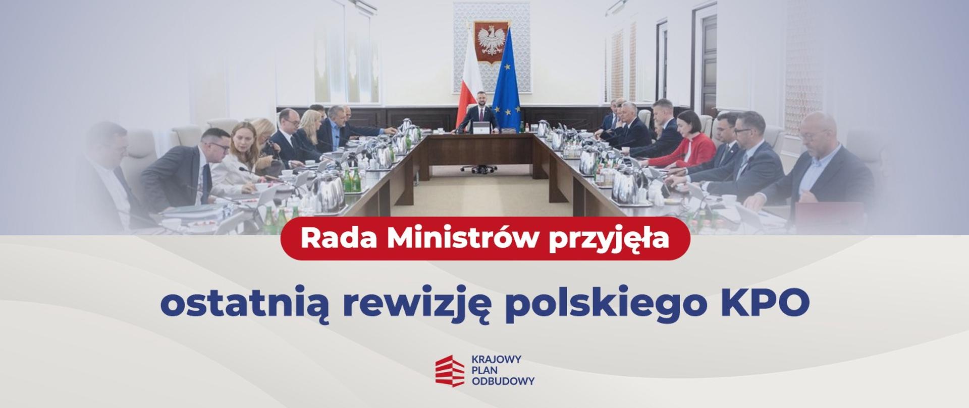 Na zdjęciu widać posiedzenie rady ministrów z udziałem premiera Donalda Tuska