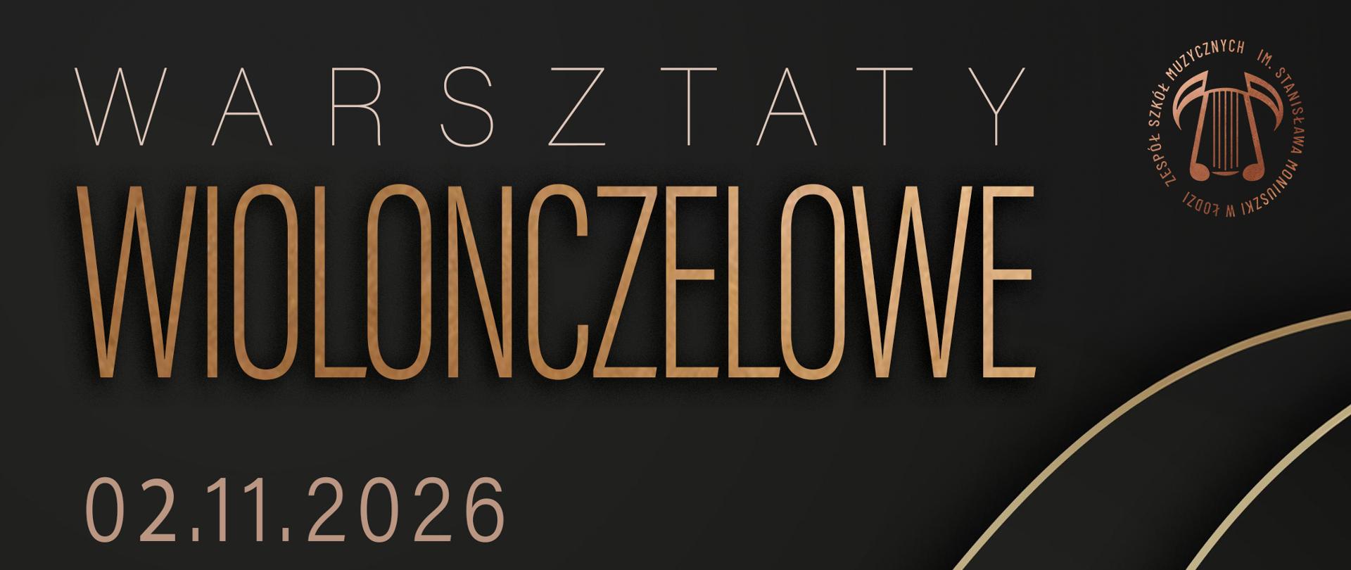 Warsztaty wiolonczelowe - plakat