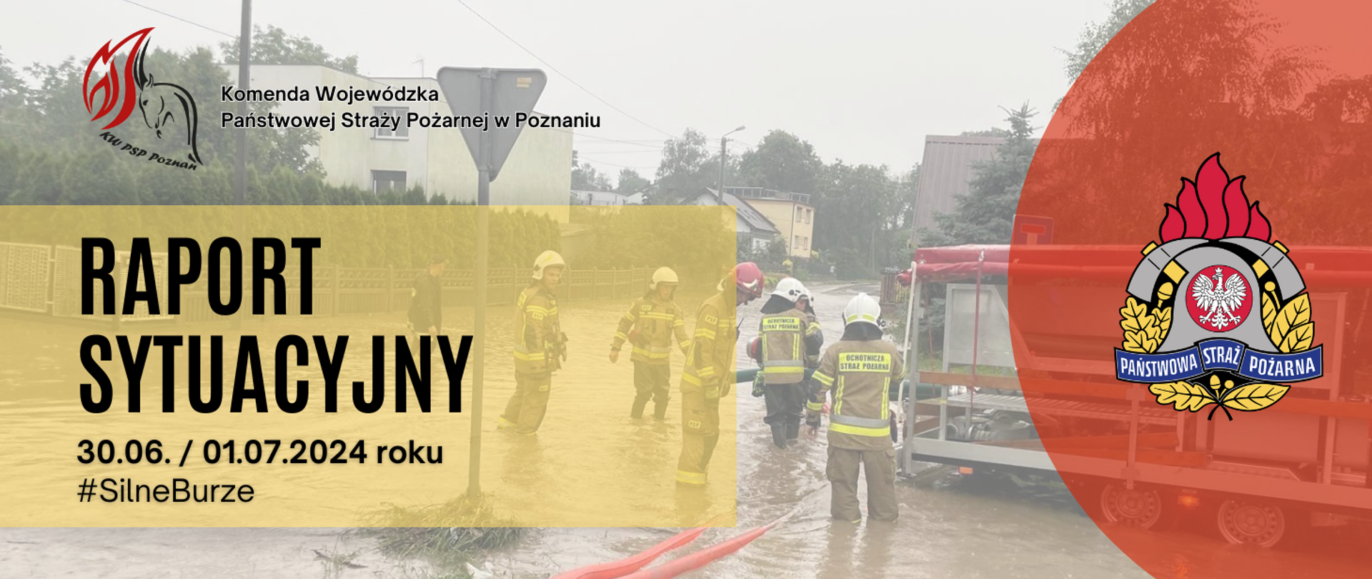 Silne burze nad Wielkopolską