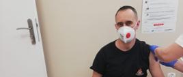 Szczepienia strażaków z terenu powiatu działdowskiego