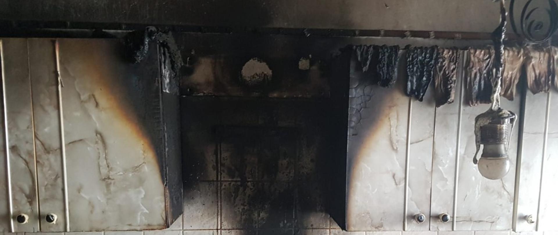 Pożar mieszkania Kowale Oleckie 4