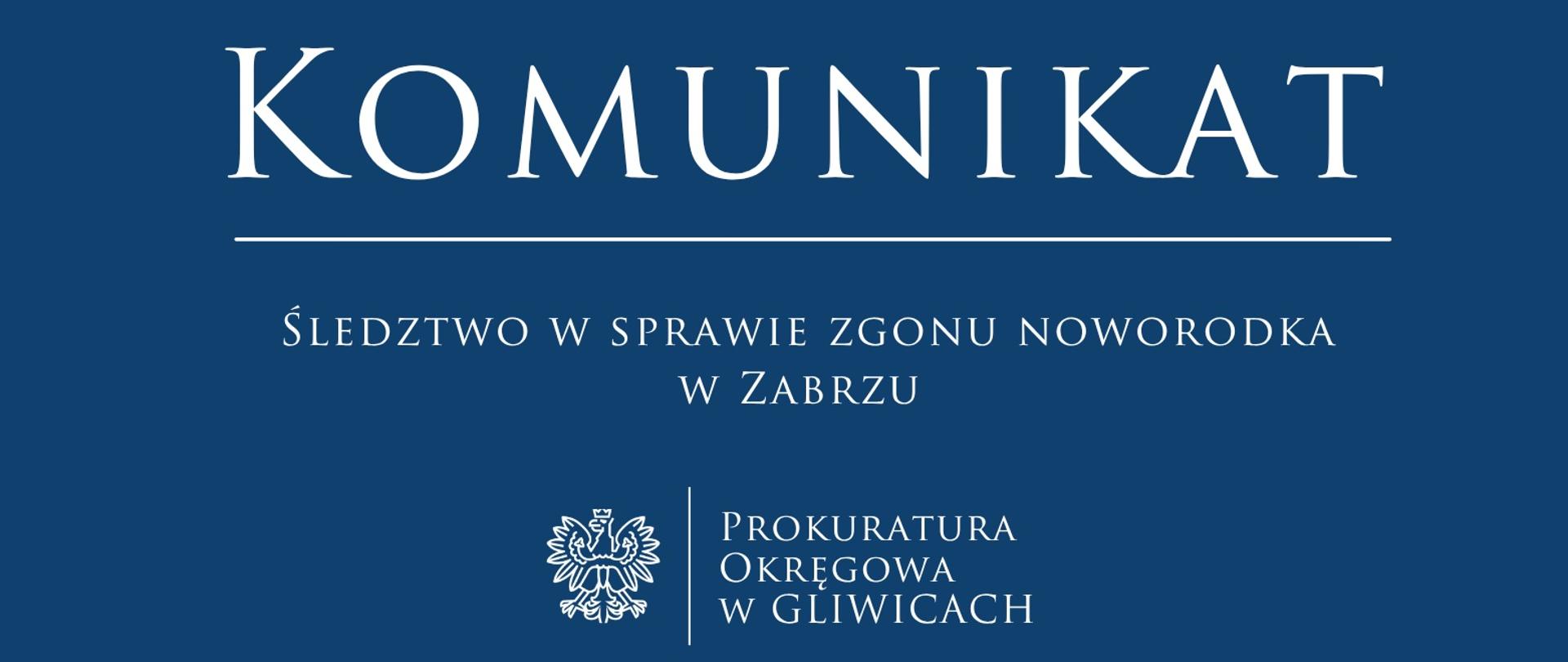 Śledztwo w sprawie zgonu noworodka w Zabrzu