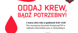 Akcja krwiodawstwa w KP PSP Lidzbark Warmiński 