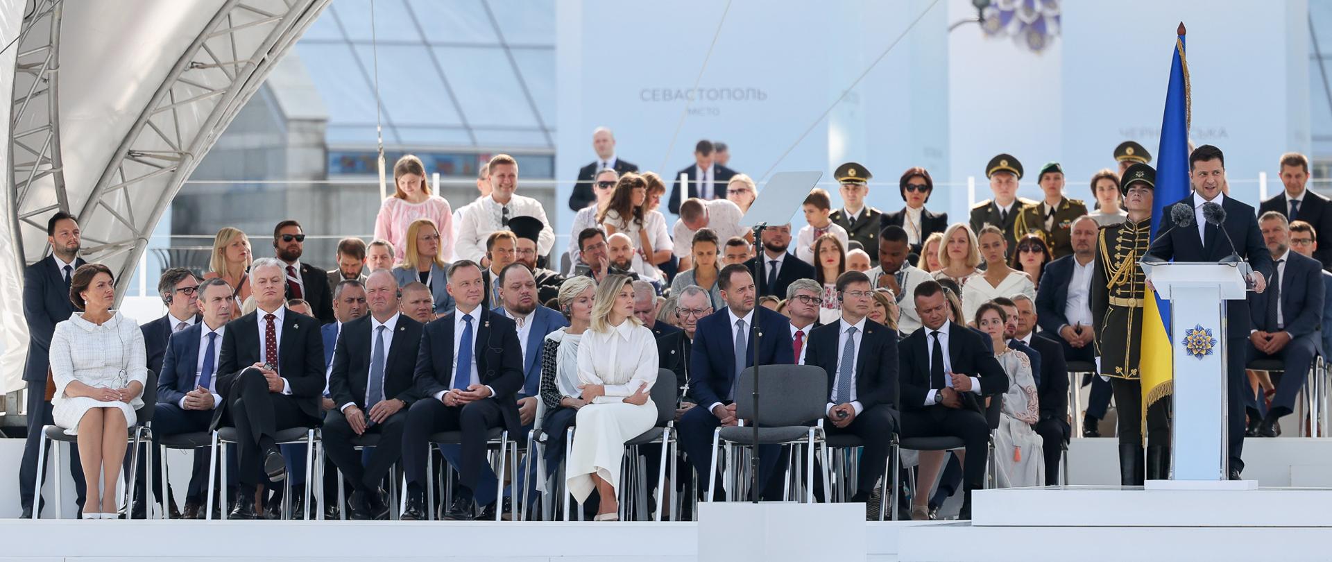 Prezydent RP na uroczystościach z okazji 30-lecia Niepodległości Ukrainy