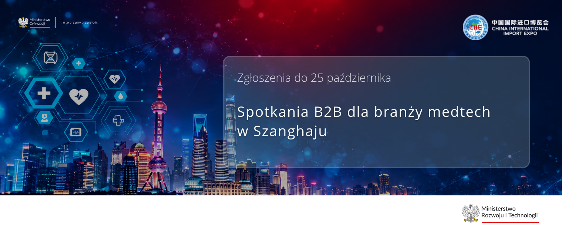 Spotkania B2B dla branży medtech w Szanghaju