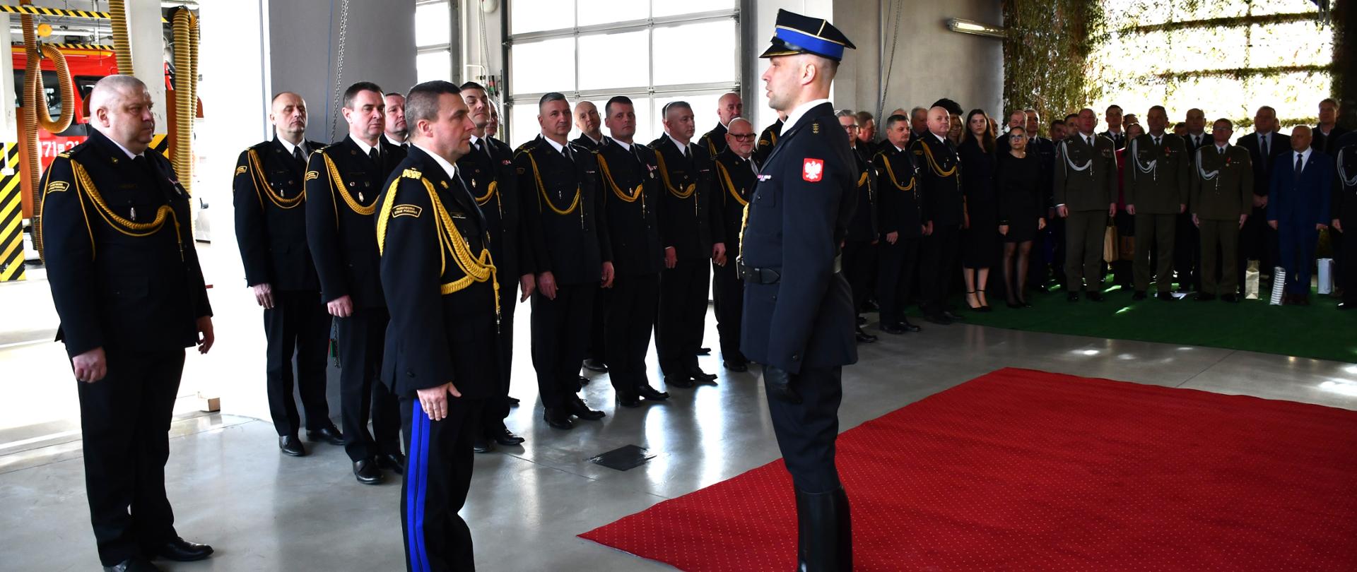 Uroczyste pożegnanie Komendanta Powiatowego PSP w Leżajsku