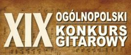 Zdjęcie przedstawia dyplom dla Zuzanny Wieruszewskiej za zdobycie III miejsca podczas XIX Ogólnopolskiego Konkursu Gitarowego w Strzelcach Krajeńskich. Na dyplomie na brązowym tle grafika gitary z lewej strony dyplomu.