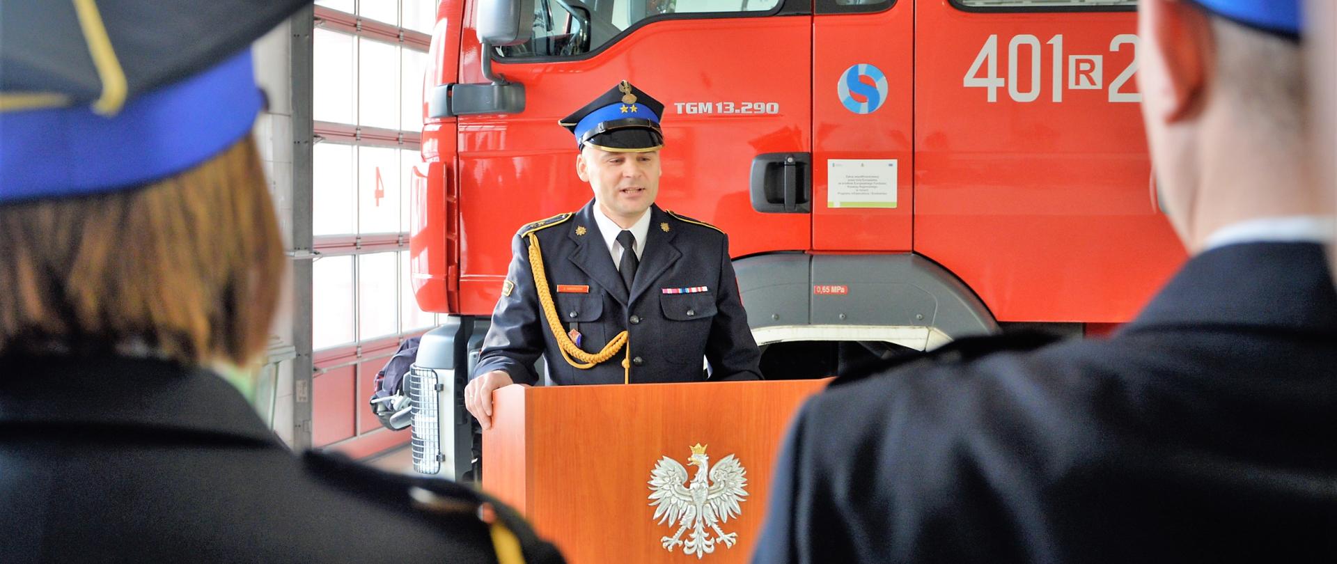 Przemówienie z okazji przejścia na emeryturę st. asp. Janusza Andrucha