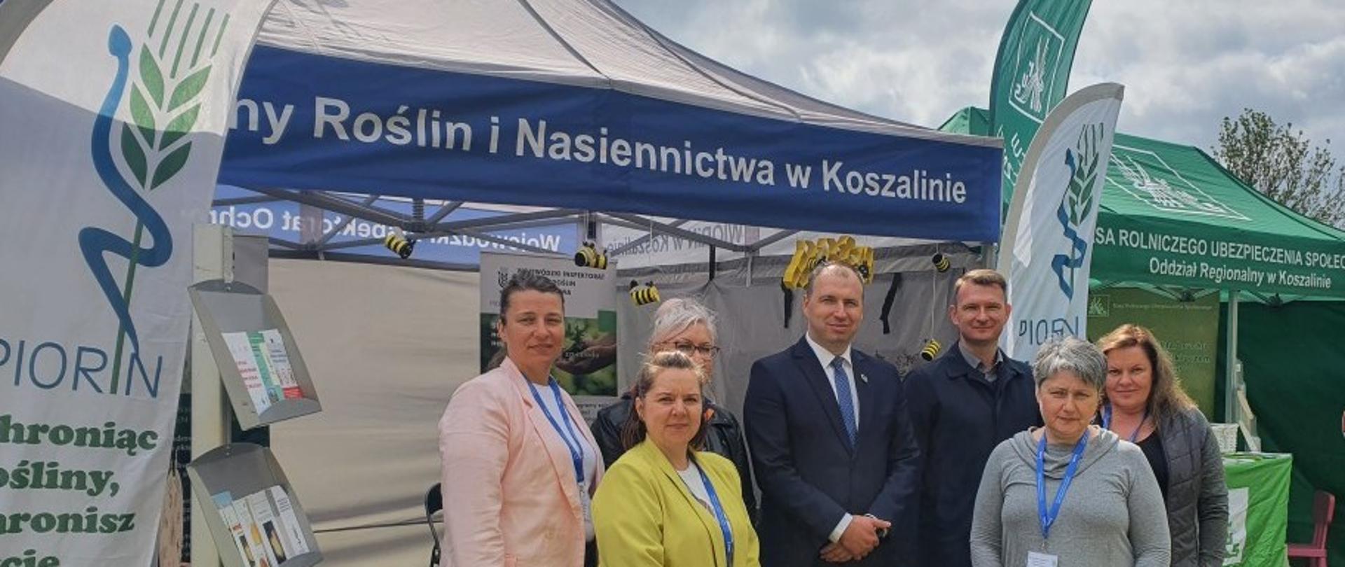 Zdjęcie przedstawia stanowisko WIORiN Koszalin w Barzkowicach