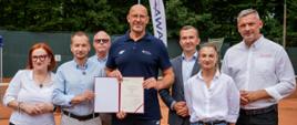 Minister Jakub Rutnicki przyznał dofinansowanie na rozbudowę centrum tenisowego w Iławie