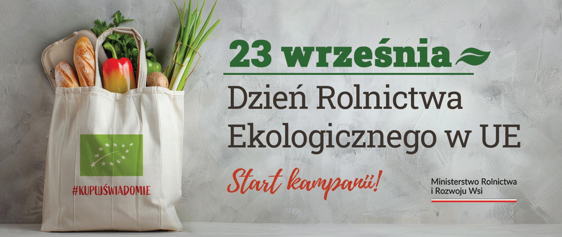 Dzień Rolnictwa Ekologicznego: MRiRW rusza z ogólnopolską kampanią informacyjno-edukacyjną