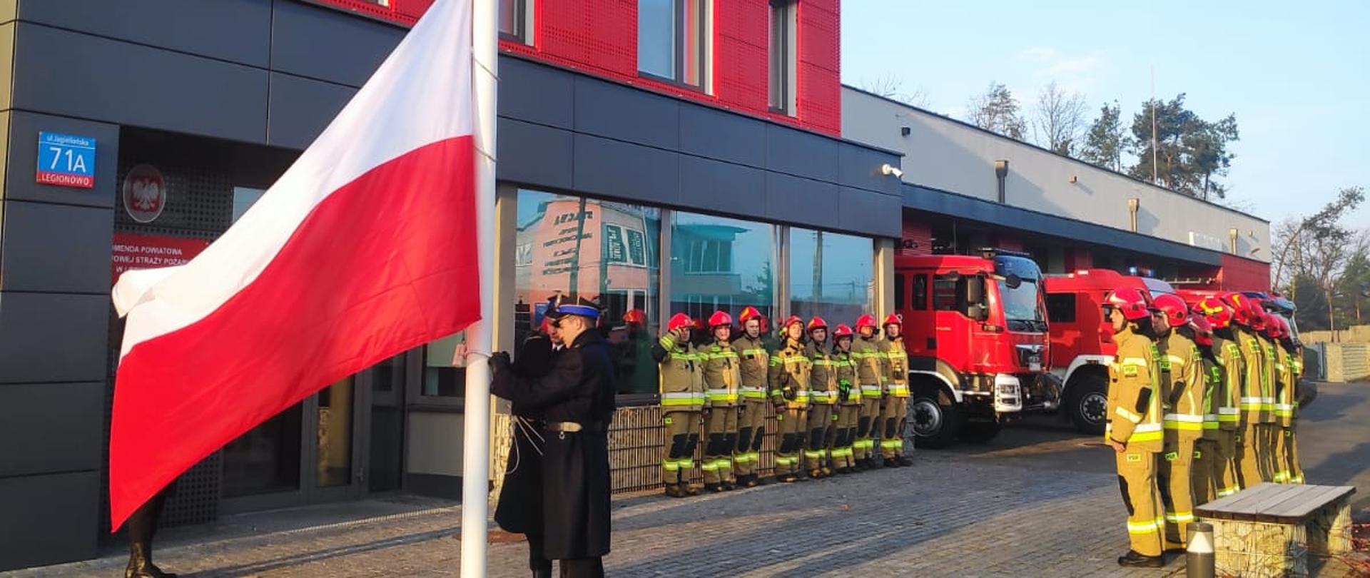 Obchody Narodowego Święta Niepodległości 11 listopada KP PSP w Legionowie