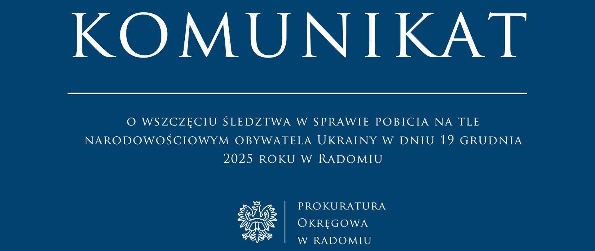 Śledztwo pobicie Ukraińca