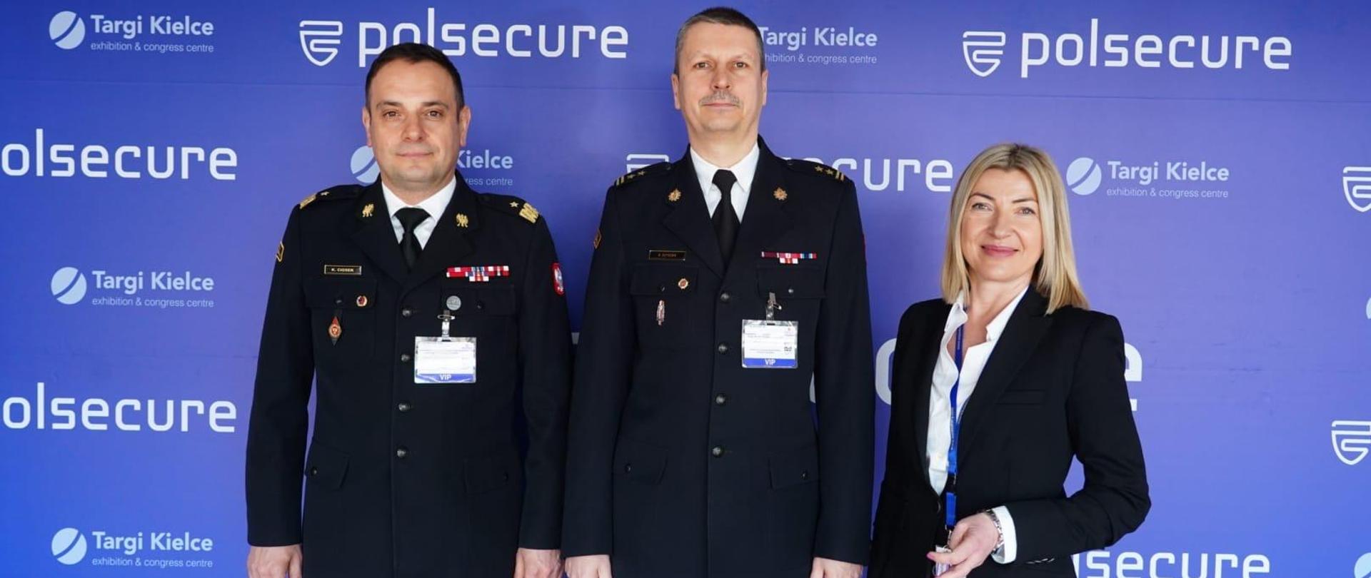 Zastępca Komendanta Głównego PSP, Świętokrzyski Komendant Wojewódzki PSP, Pani Dyrektor Targów Kielce