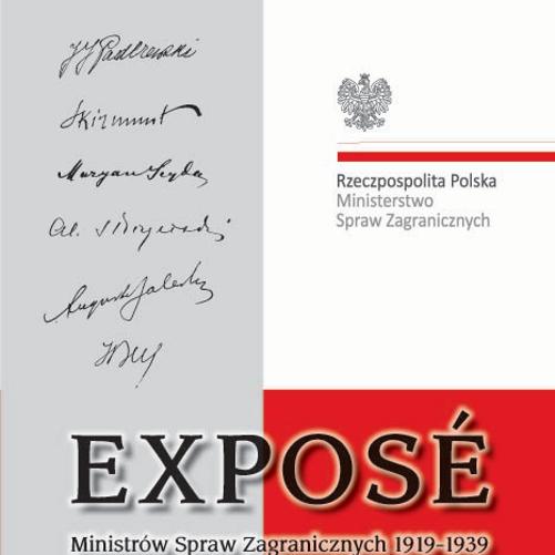 exposé ministrów spraw zagranicznych RP 1919-1939