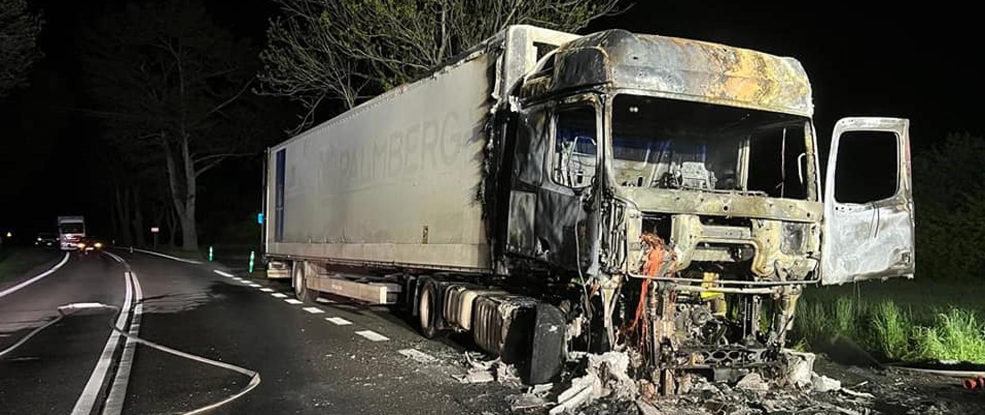 Interwencja strażaków na DK nr 8