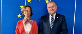Wiceminister Stanisław Bukowiec spotkał się z Magdą Kopczyńską, Dyrektor Generalną ds. Mobilności i Transportu w Komisji Europejskiej (DG MOVE)