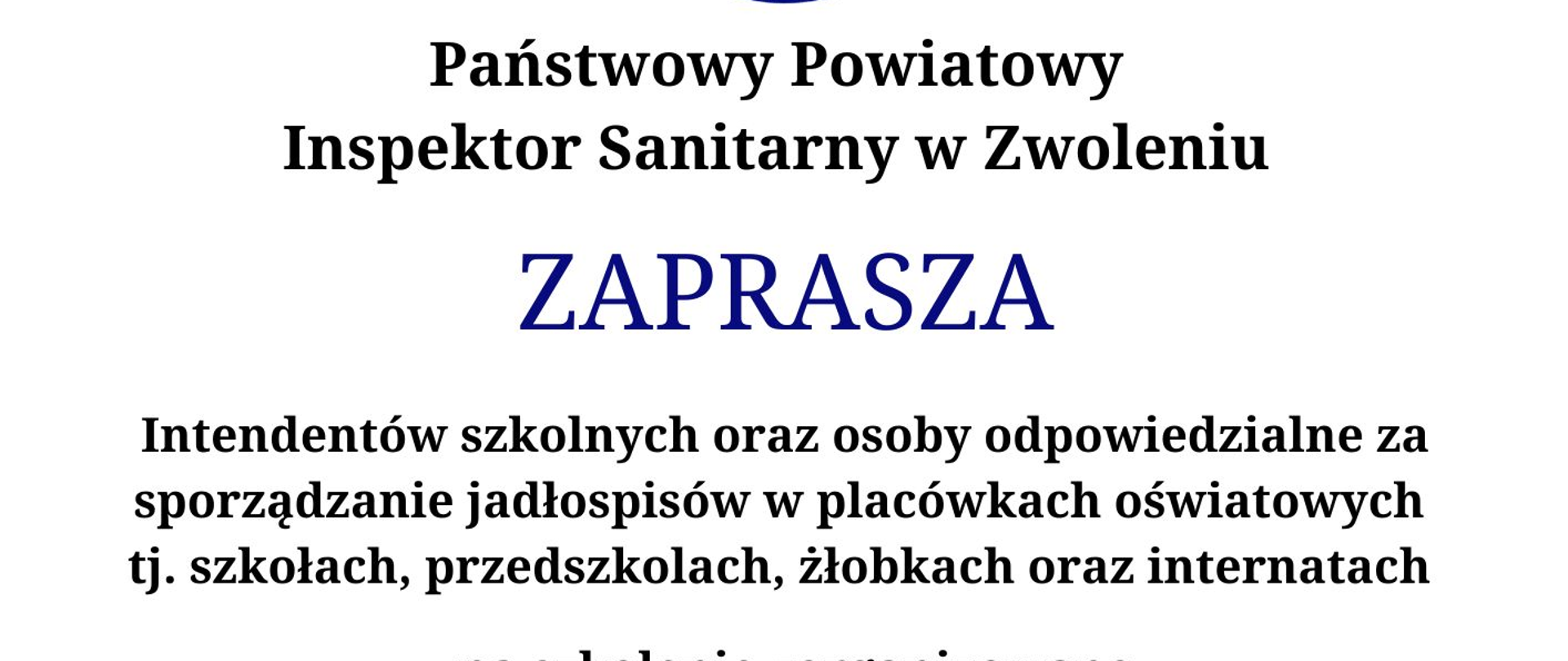Państwowy Powiatowy Inspektor Sanitarny w Zwoleniu