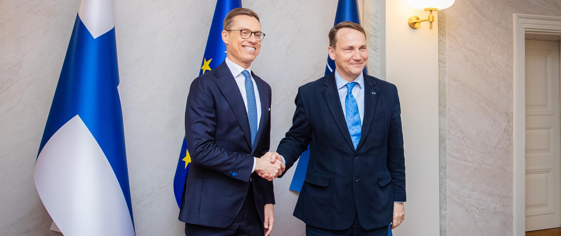 During his visit to Helsinki, the head of the Polish Foreign Ministry met with Finnish President Alexander Stubb 