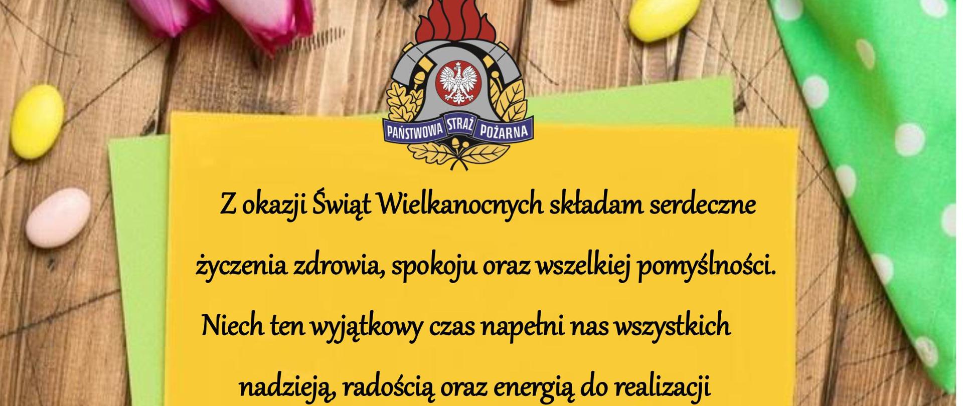 Życzenia Wielkanocna KP PSP Lidzbark Warmiński