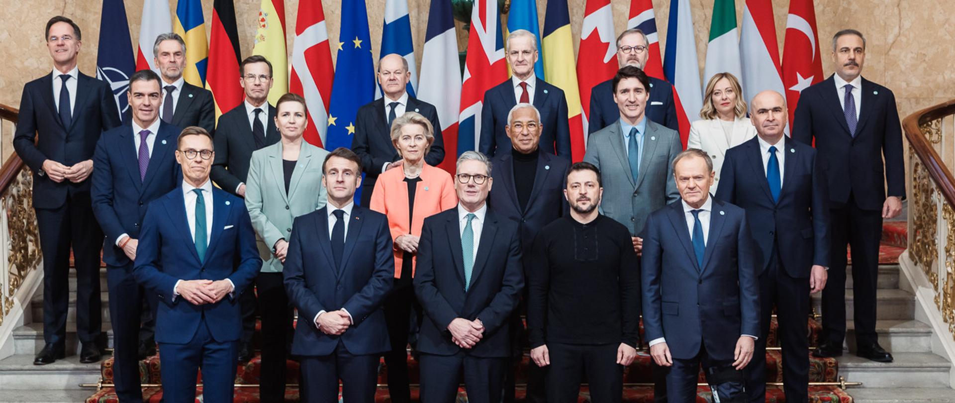 Prime Minister Donald Tusk at the London Ukraine Summit 