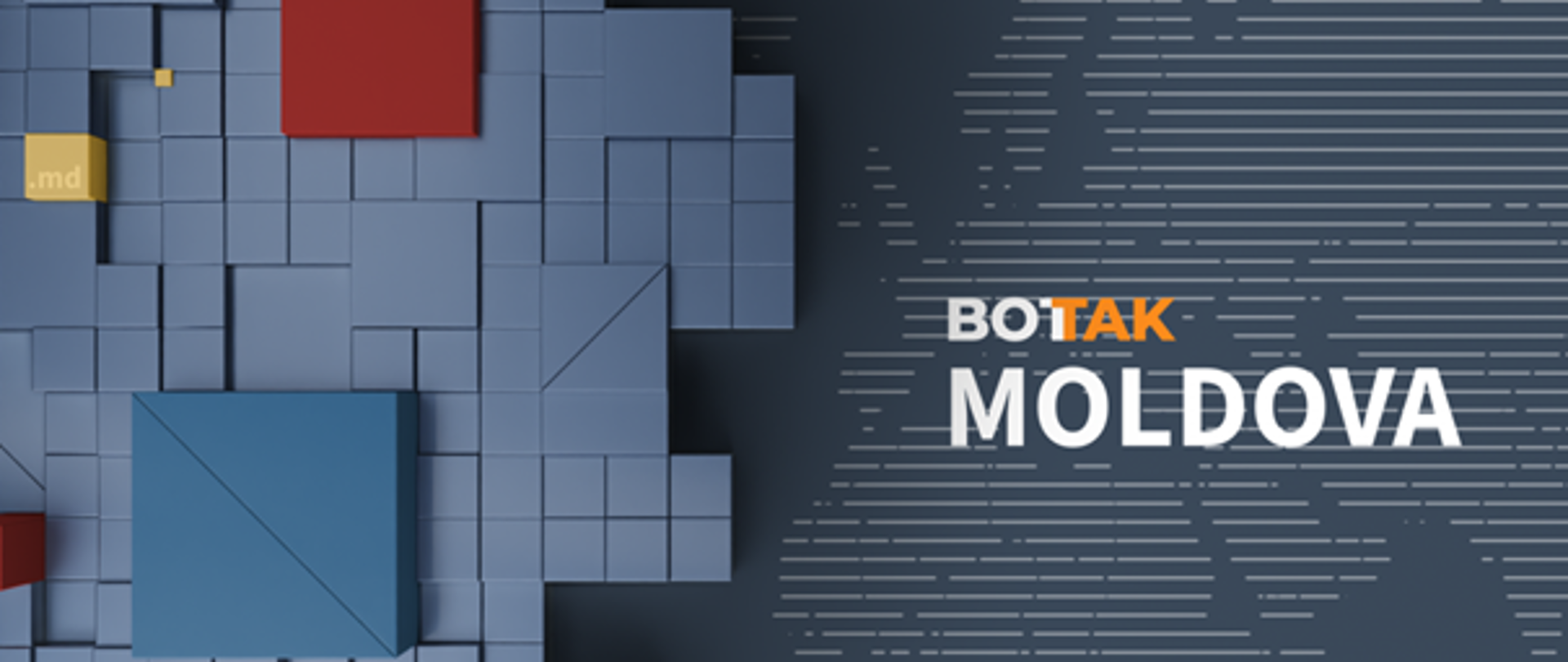 Zdjęcie przedstawia logo telewizji Vot Tak Moldova.