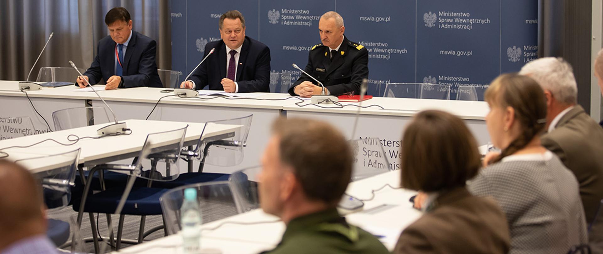 Posiedzenie Rady do spraw Ratownictwa przy Ministrze Spraw Wewnętrznych i Administracji