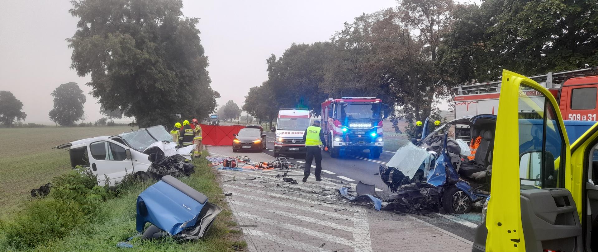 Wypadek DK 24, Prusim