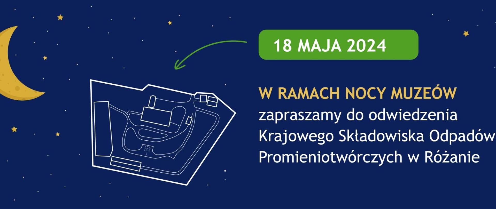 Baner informujący o Nocy Muzeów - - 18 maja