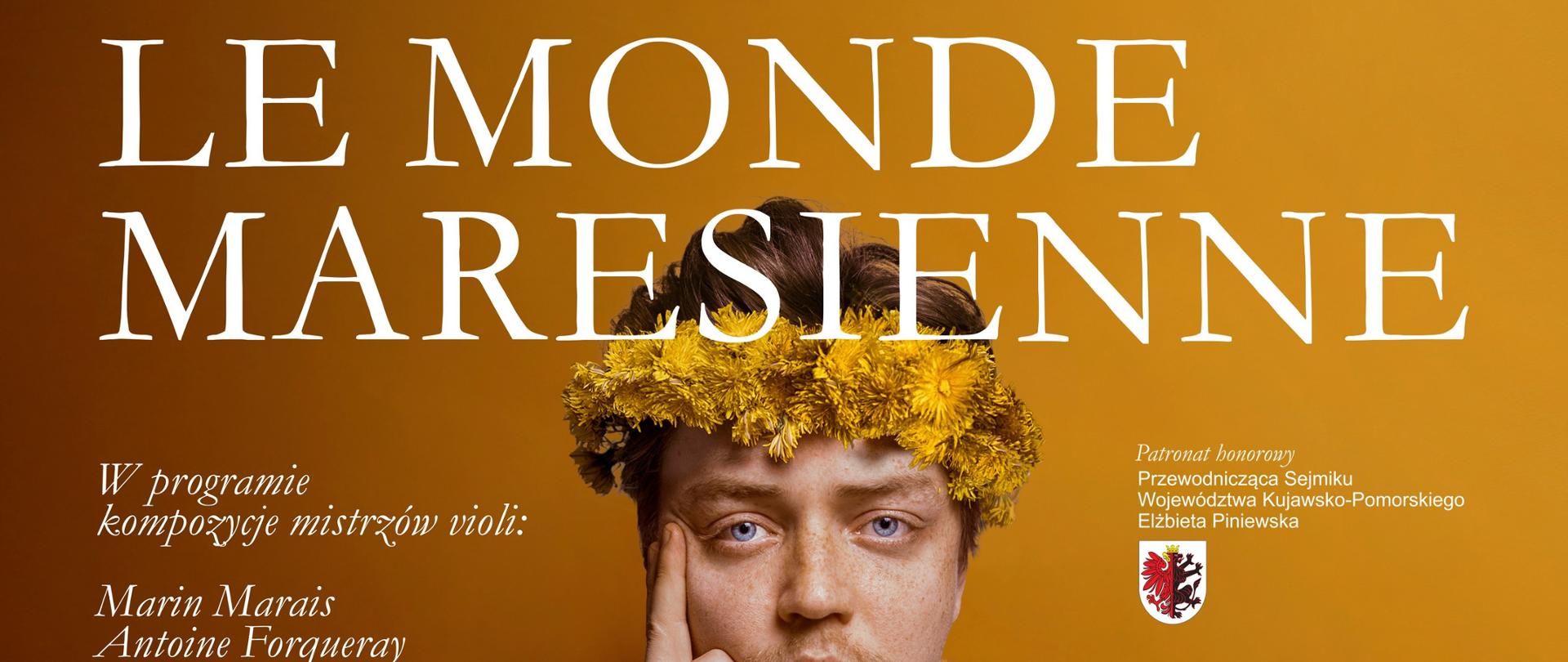 Kolorowy plakat z zapowiedzą konceru barokowego w Inowrocławiiu w dniu 3 września 2022 r.