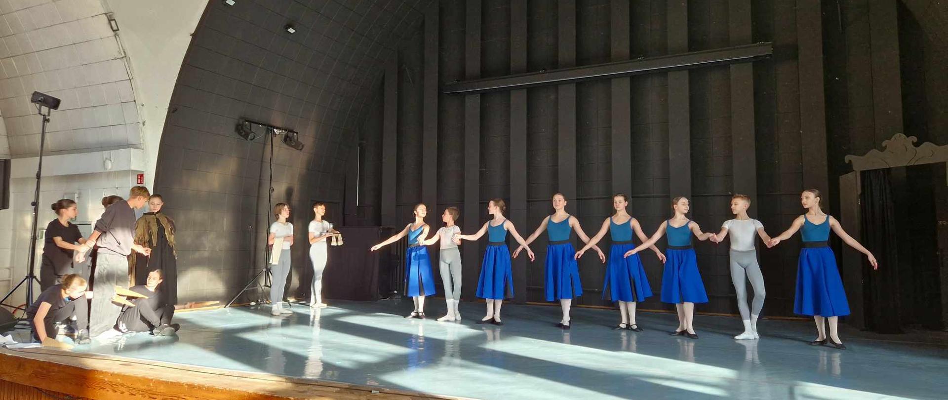 Próby do musicalu pt.: „Jest taka magiczna noc…” na podstawie II części „Dziadów” Adama Mickiewicza.