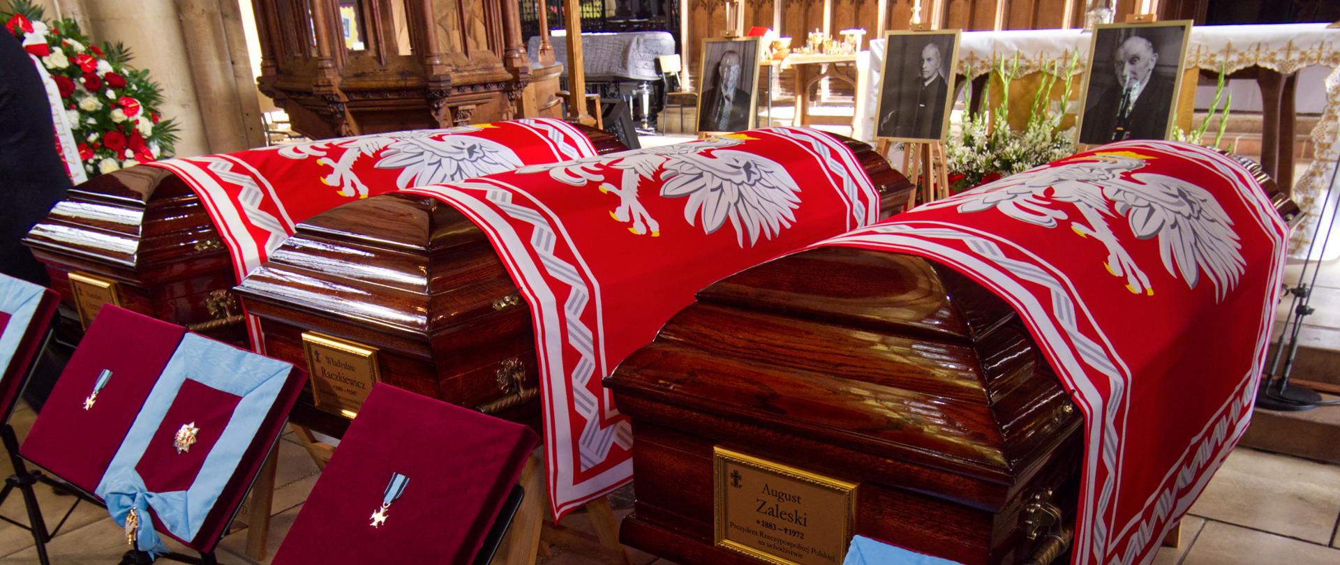 Uroczystości w Newark związane ze sprowadzeniem do Polski prochów trzech Prezydentów RP na Uchodźstwie