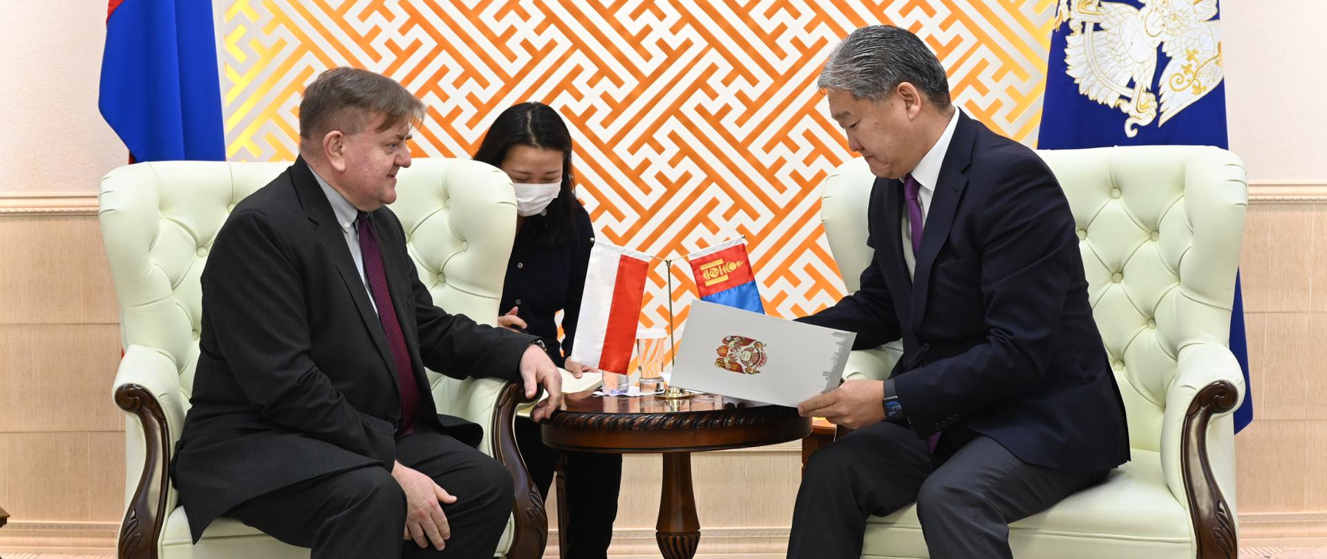 spotkanie z wicegubernatorem Ułan-Bator Dagva Rentsendagva