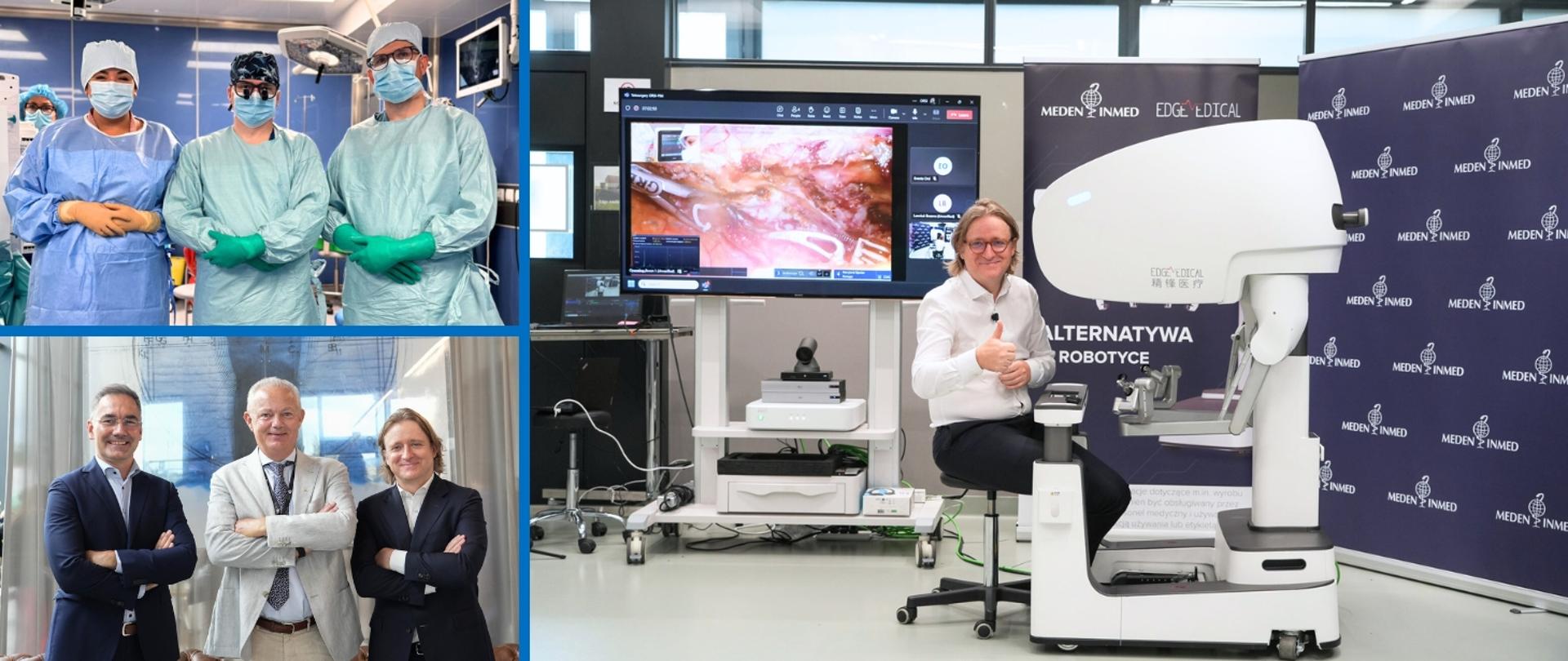 Pierwsze w historii zabiegi telechirurgiczne pomiędzy krajami Europy