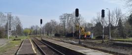 Prace budowlane na stacji Skoczów