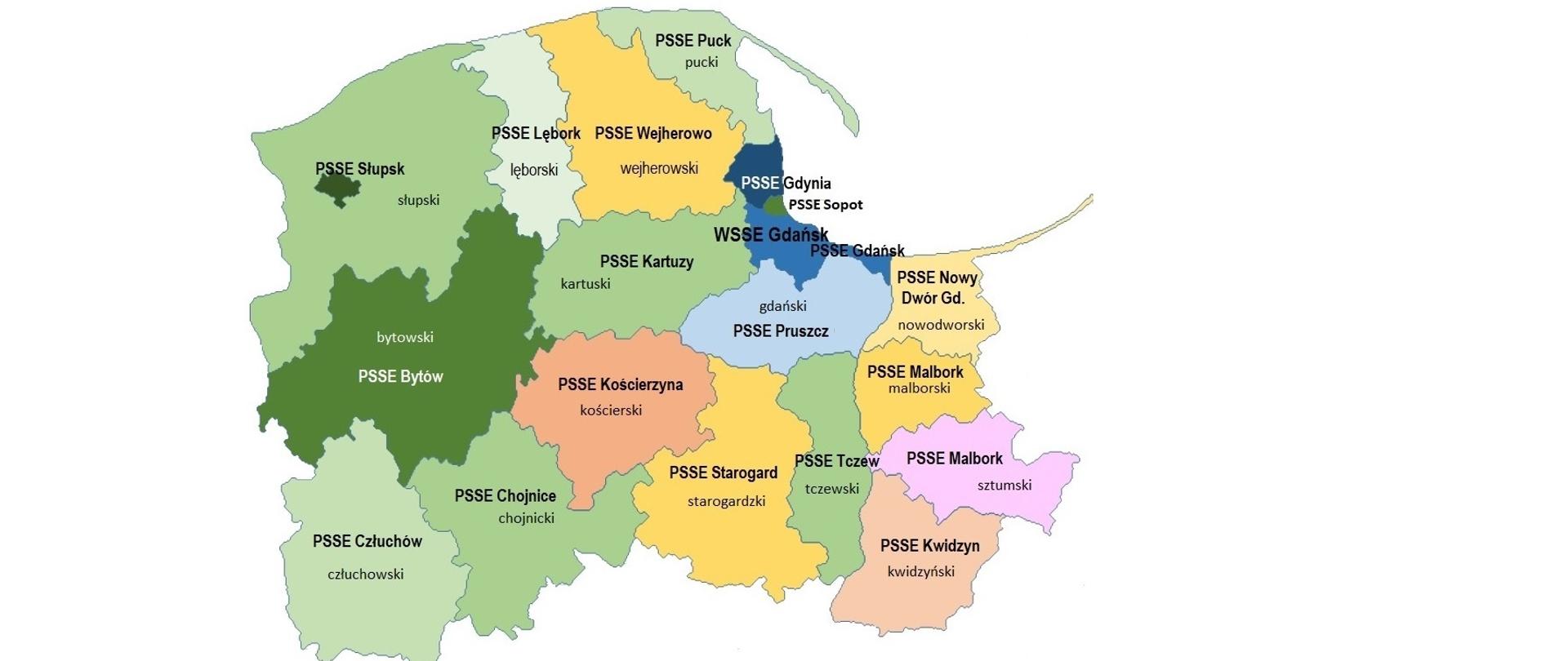 Zasięg Terytorialny PSSE