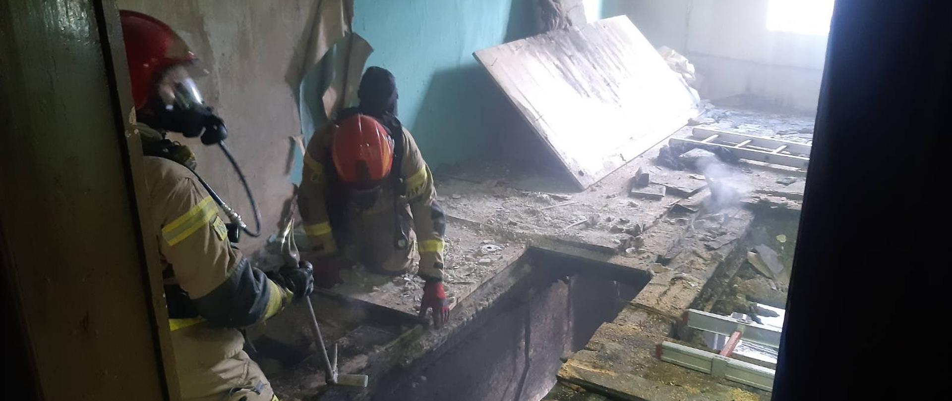 Pożar w pustostanie