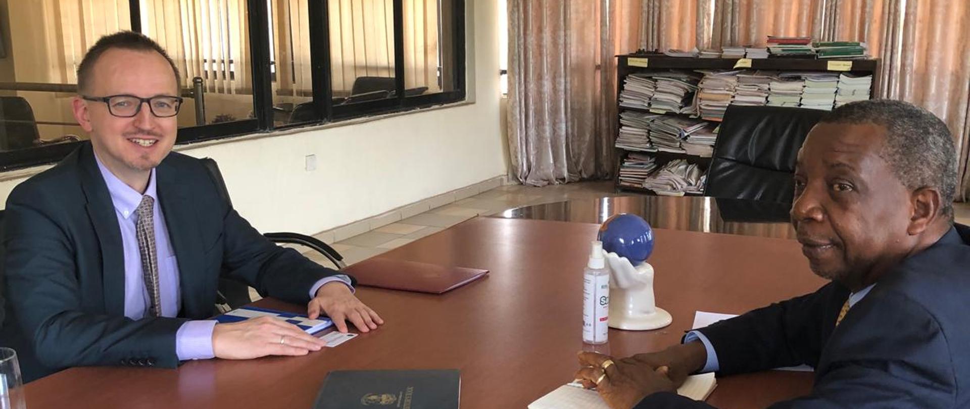 Spotkanie z chargé d’affaires Ambasady Republiki Liberii 