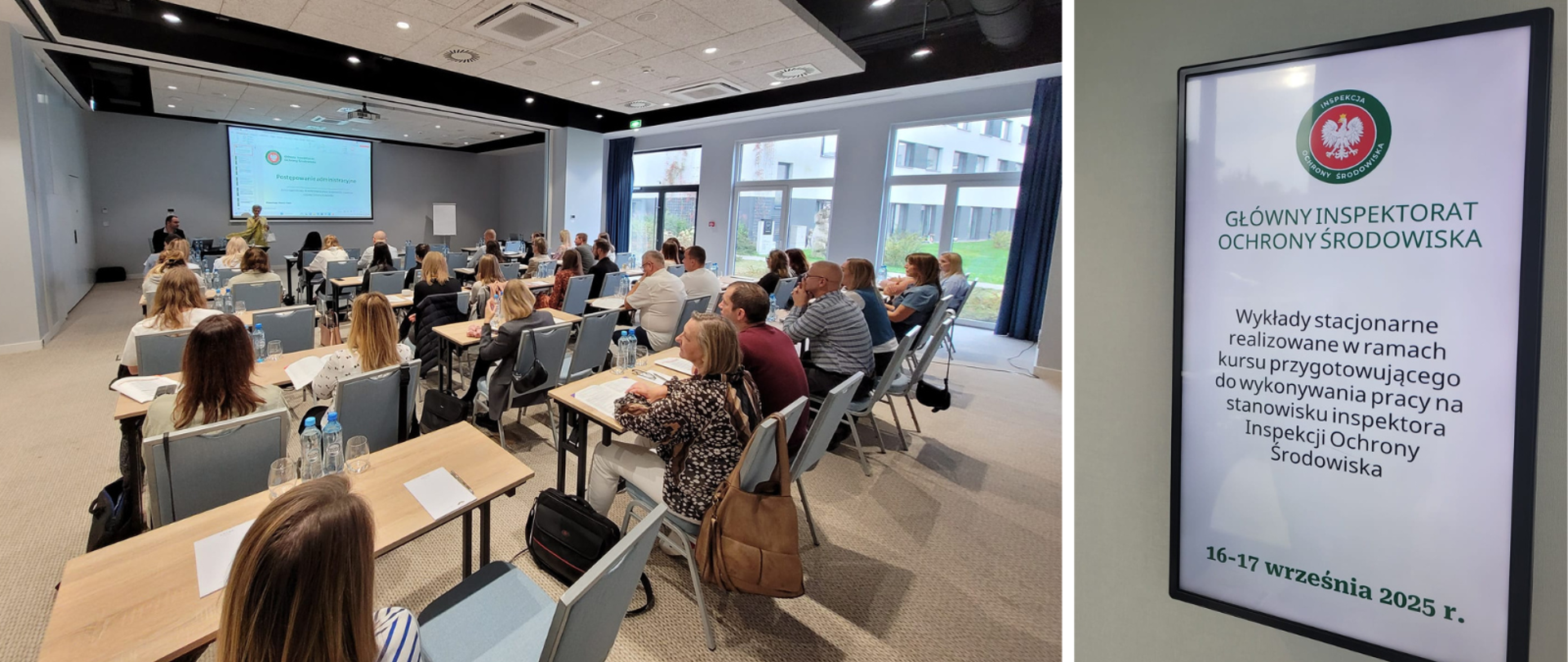 Wykłady stacjonarne dla przyszłych inspektorów ochrony środowiska