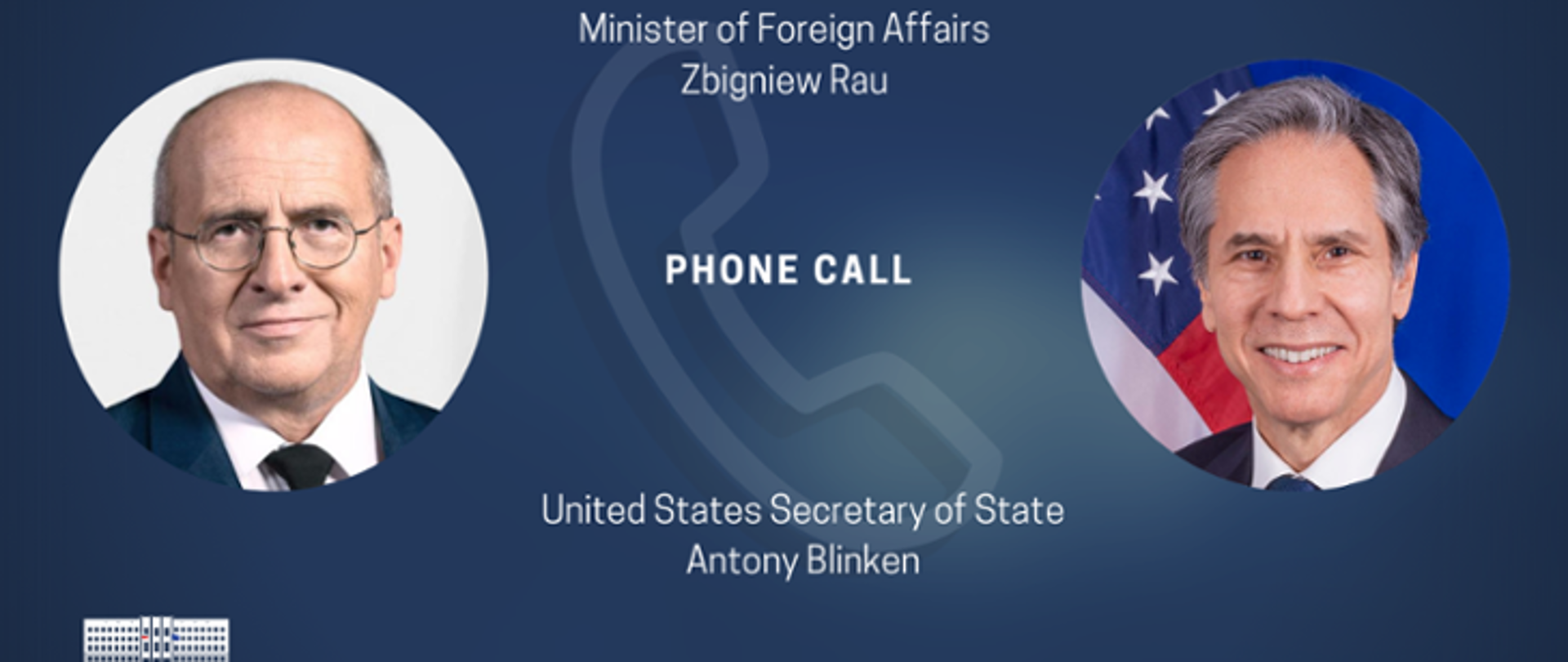 Phone call between Minister Z. Rau and US Secretary of State A. Blinken_13.04.2021