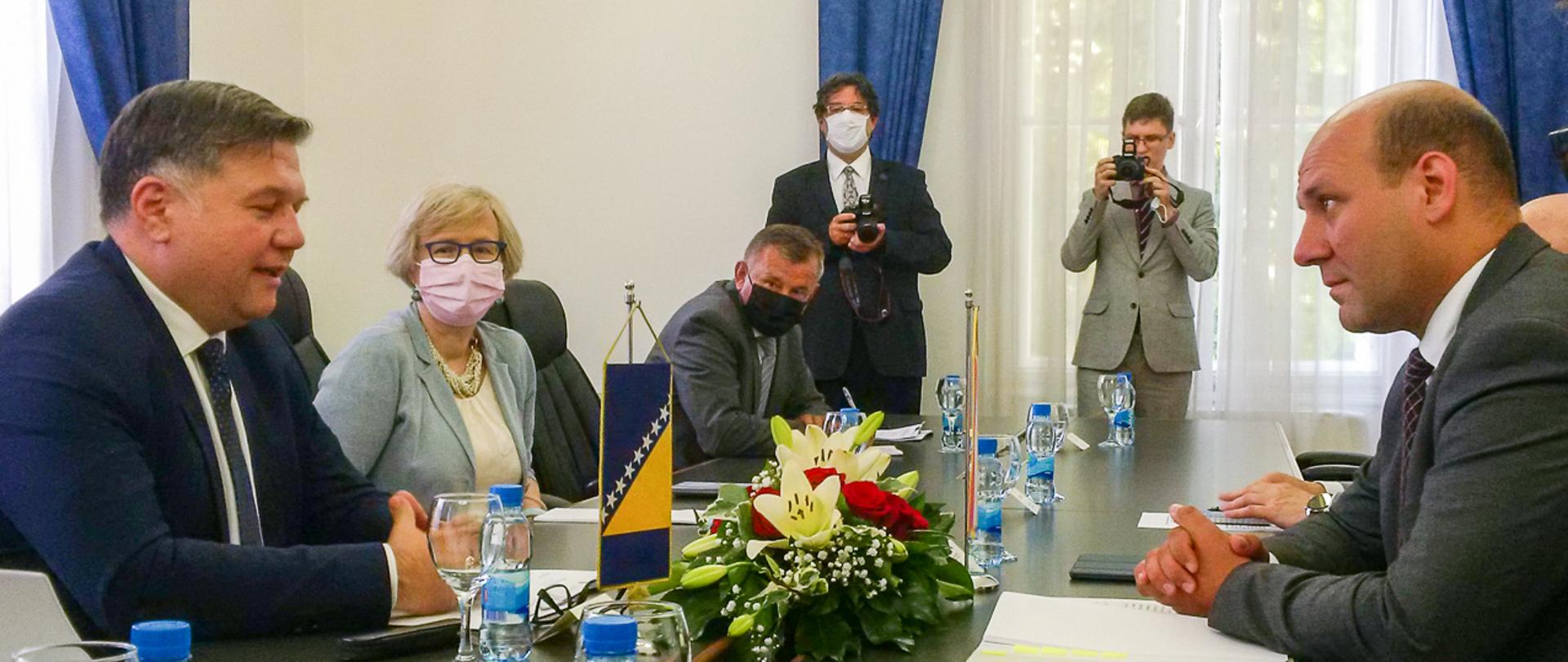 the visit of deputy minister Szymon Szynkowski vel Sęk to Bosnia and Herzegovina 