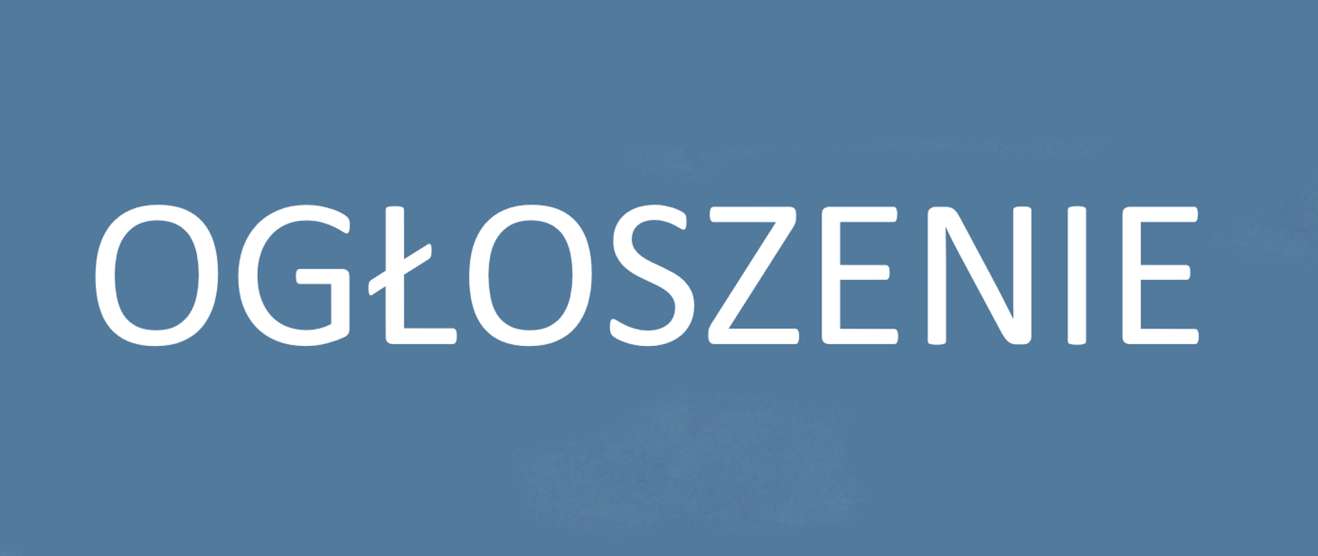 Ogłoszenie