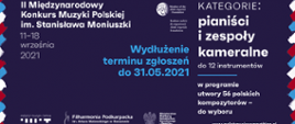 II Międzynarodowy Konkurs Muzyki Polskiej im. Stanisława Moniuszki