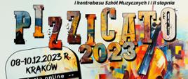 Dyplom Honorowy Najlepszego Nauczyciela dla mgr Marianny Lubińskiej w Drugim Ogólnopolskim Konkursie Instrumentów Smyczkowych PIZZICATO 2023, który odbył się od ósmego do dziesiątego grudnia 2023 w Krakowie w formie online.