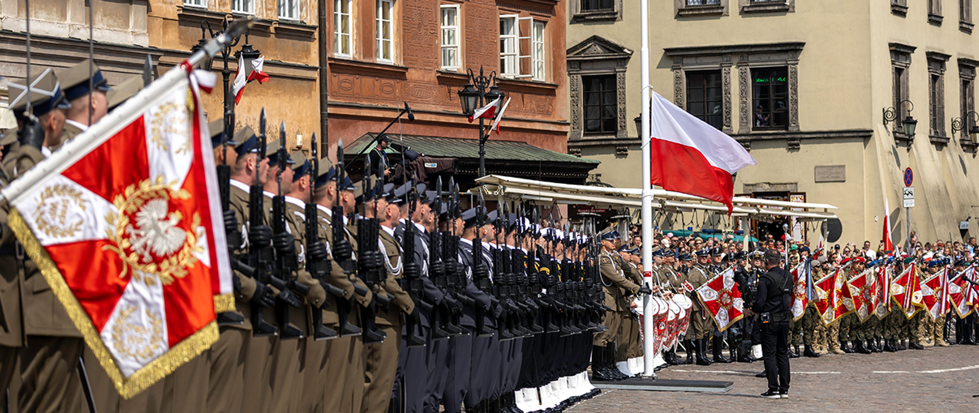 Wiceminister Czesław Mroczek na uroczystościach z okazji 234. rocznicy uchwalenia Konstytucji 3 Maja