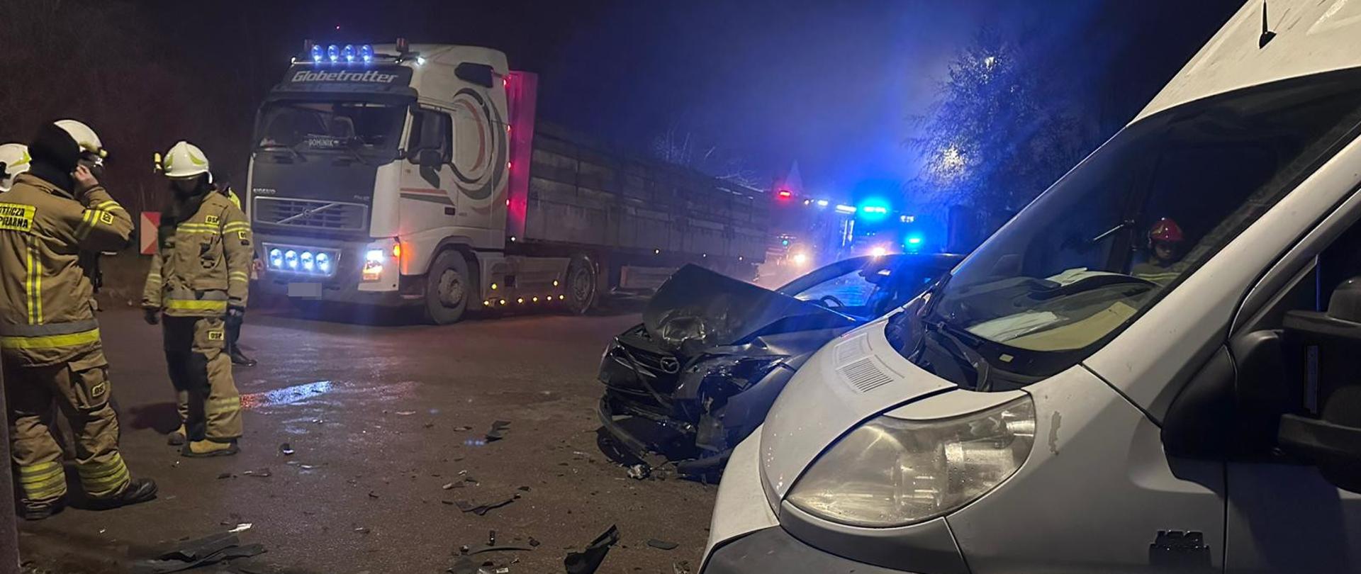 Wypadek drogowy w miejscowości Świątniki