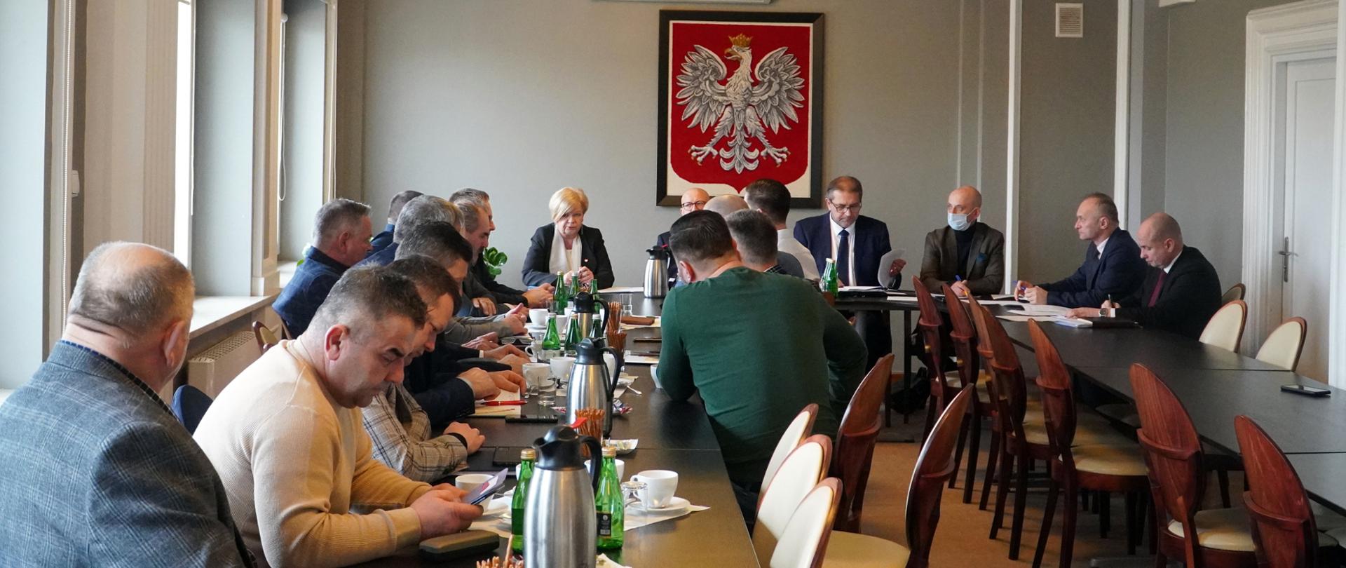 Uczestnicy spotkania z rolnikami