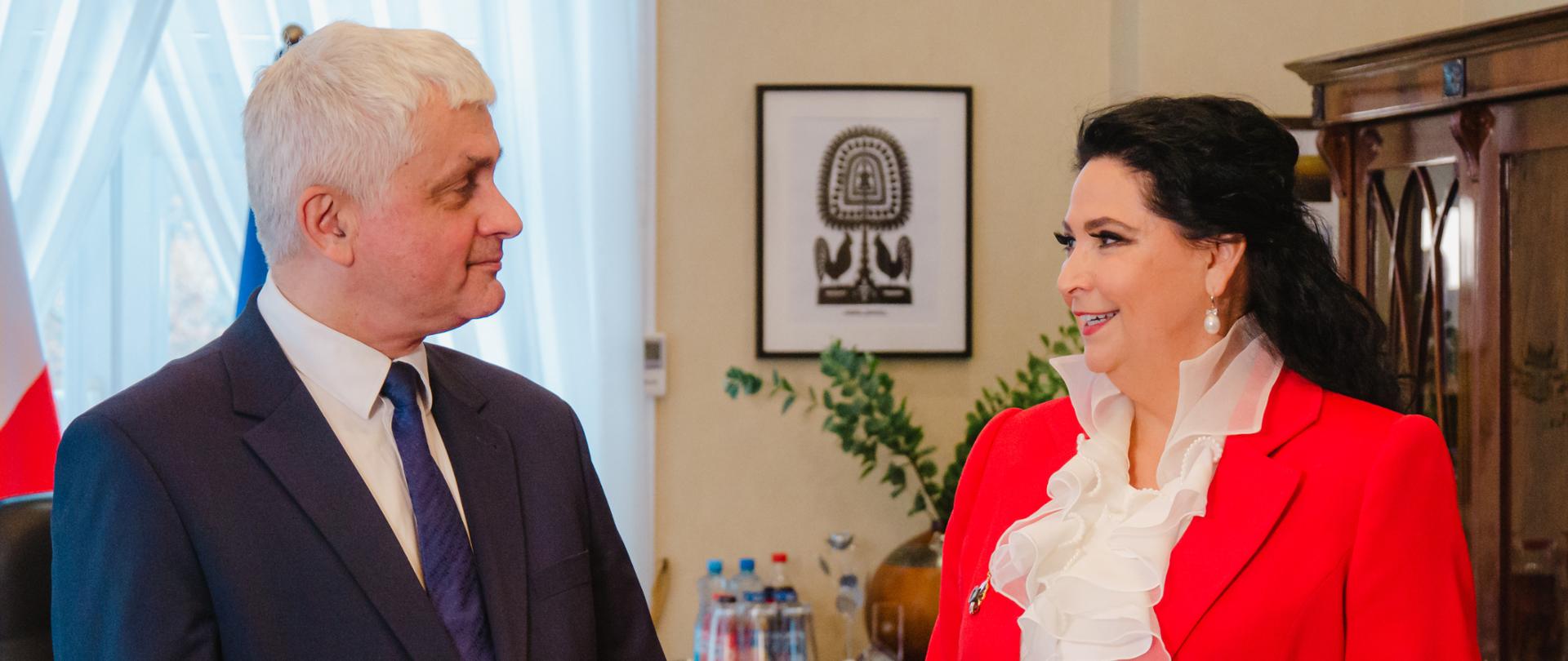 Elena Rutkowska z odznaką "Zasłużony dla Kultury Polskiej"